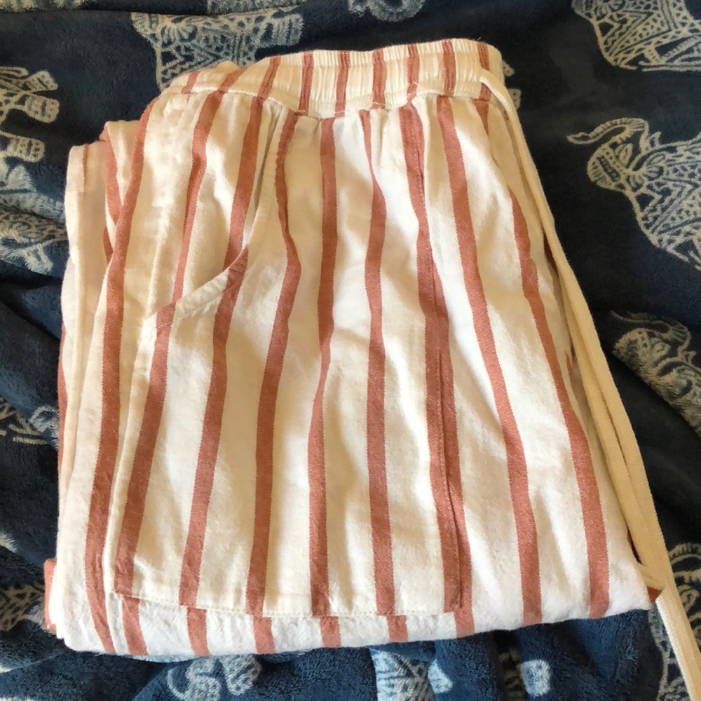 American Eagle Vertical Striped Flowy Pants